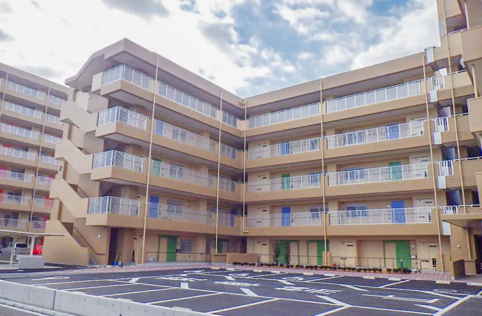 見初団地建替(第2棟Ⅱ期 建築主体)工事の完成写真